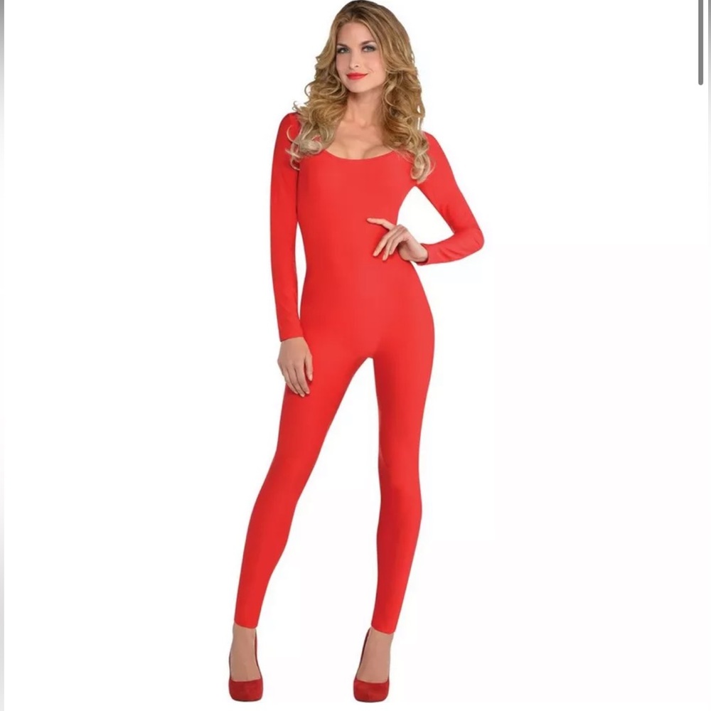 Adult Red Catsuit